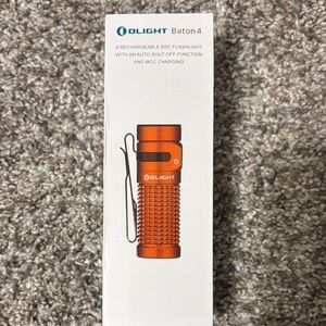 Olight Baton 4 Orange Flashlight